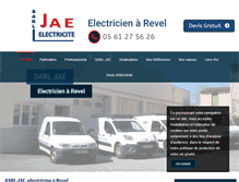 Tablet Screenshot of jae-elec.com